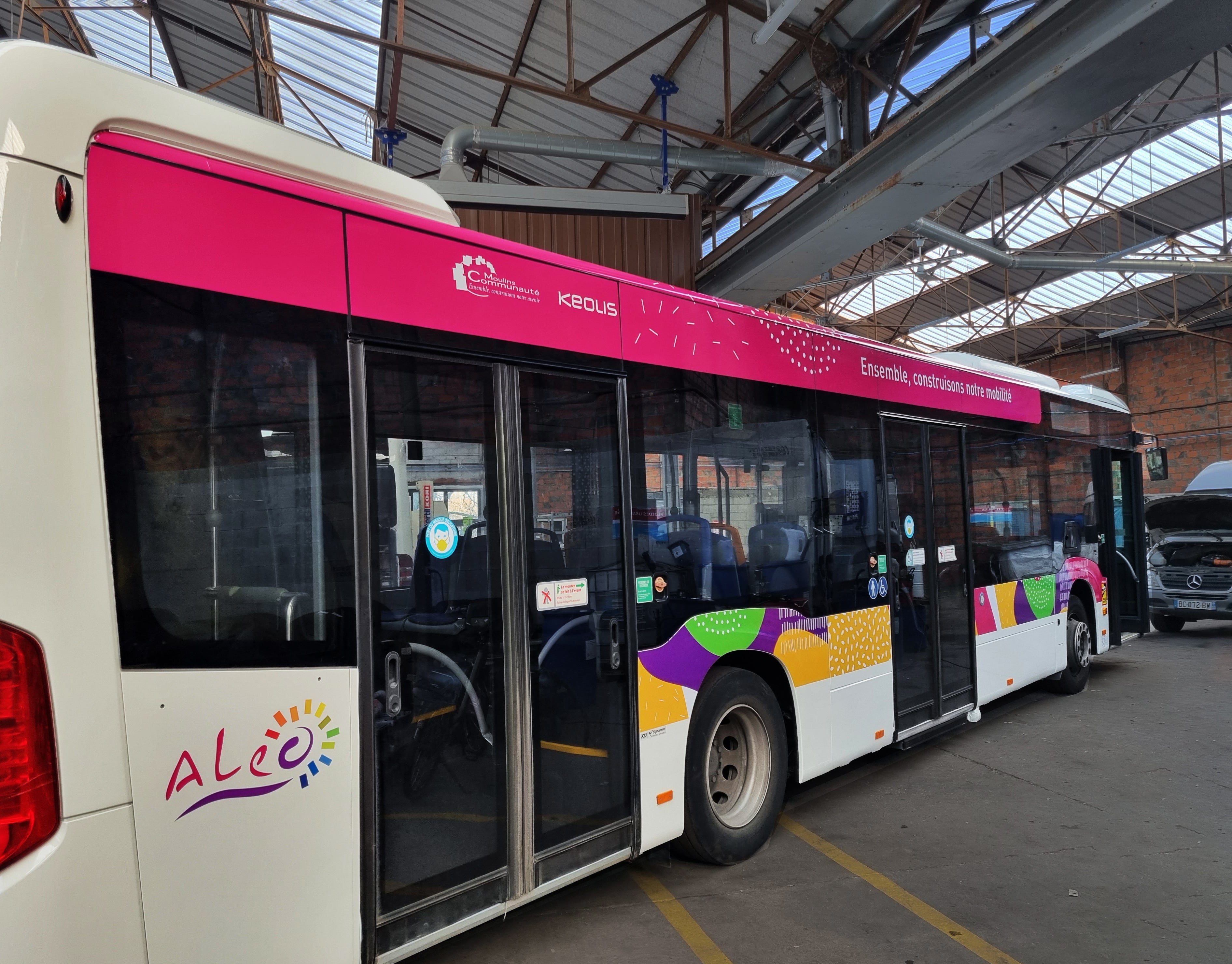 Marquage Adhésif Aléo Keolis