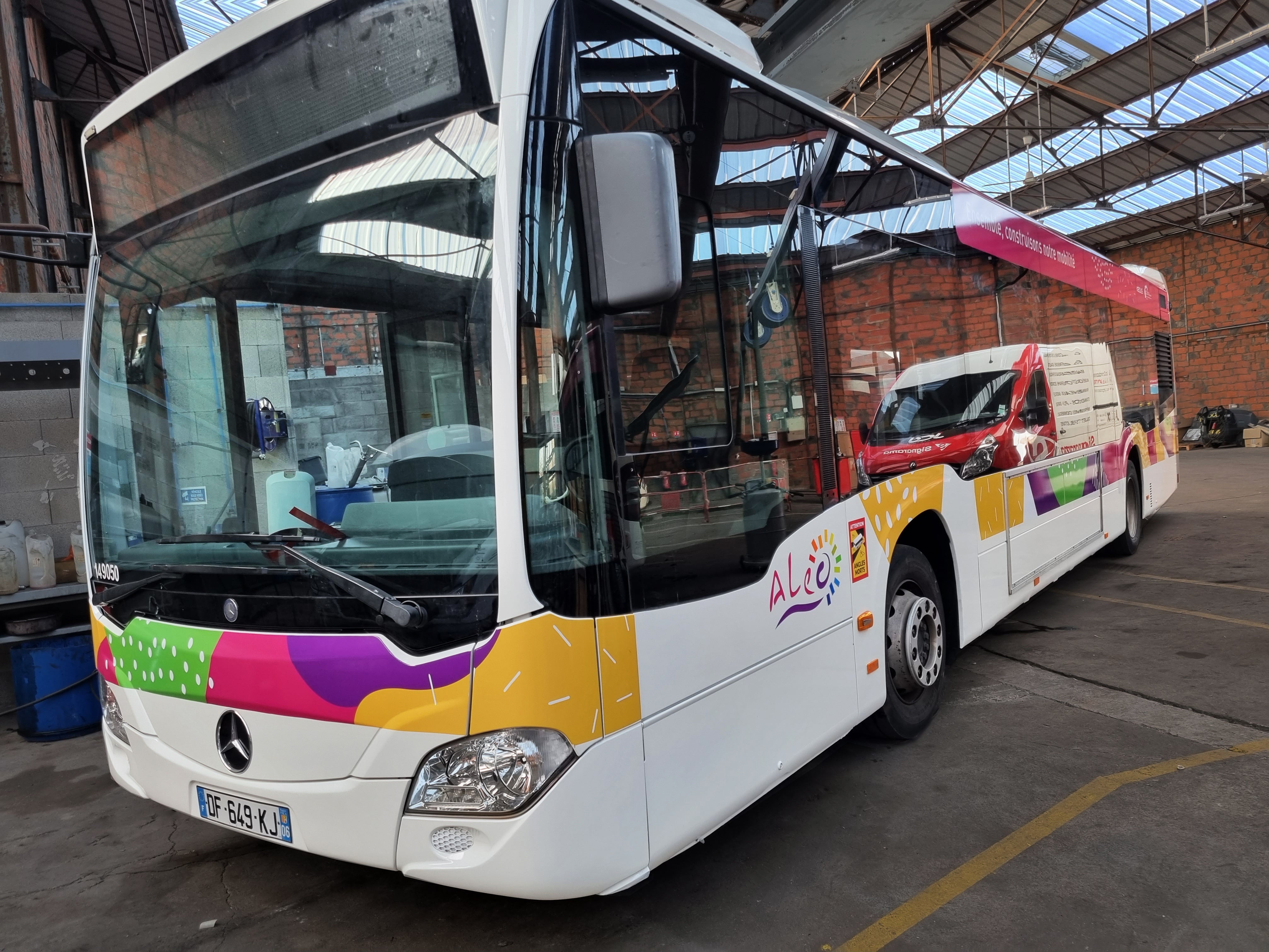 Marquage Adhésif Aléo Keolis