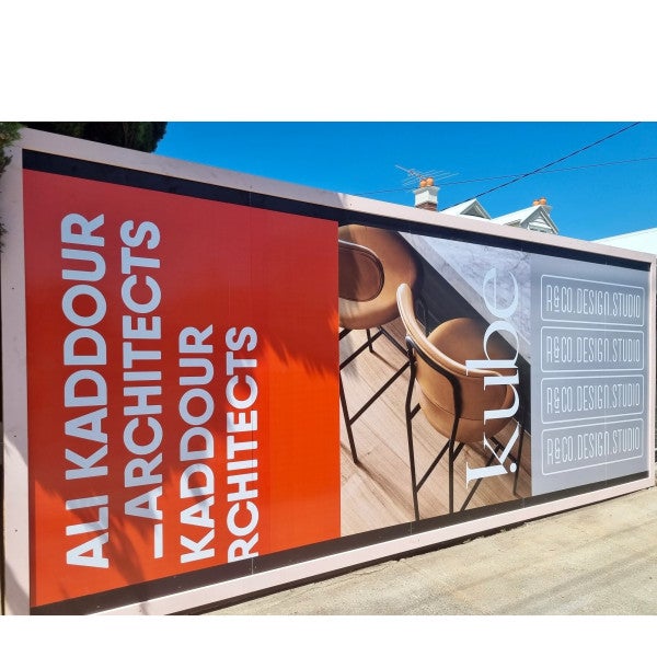 Hoarding Signage - Kube Constructions.