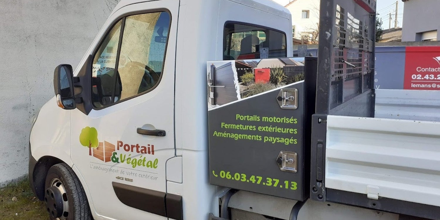Lettrage camion