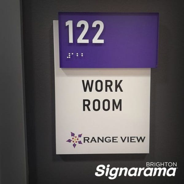 ADA custom Sign for Dental Office