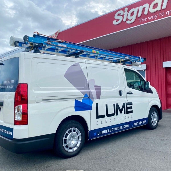 Lume Electrical Vehicle Signage