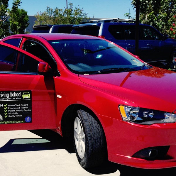 Magnetic Vehicle Sign for a driving school | Car Magnets