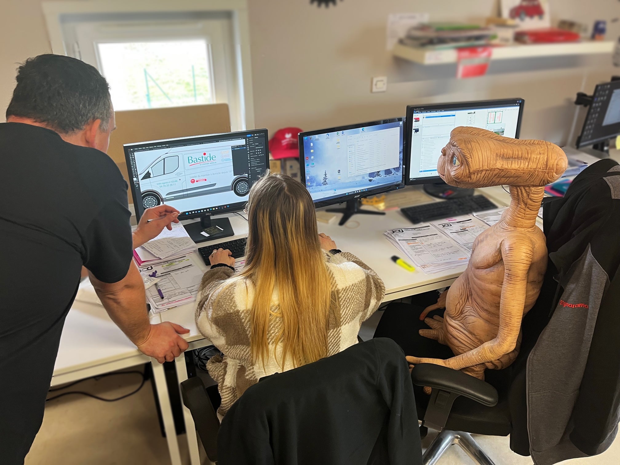 Un visiteur inattendu !