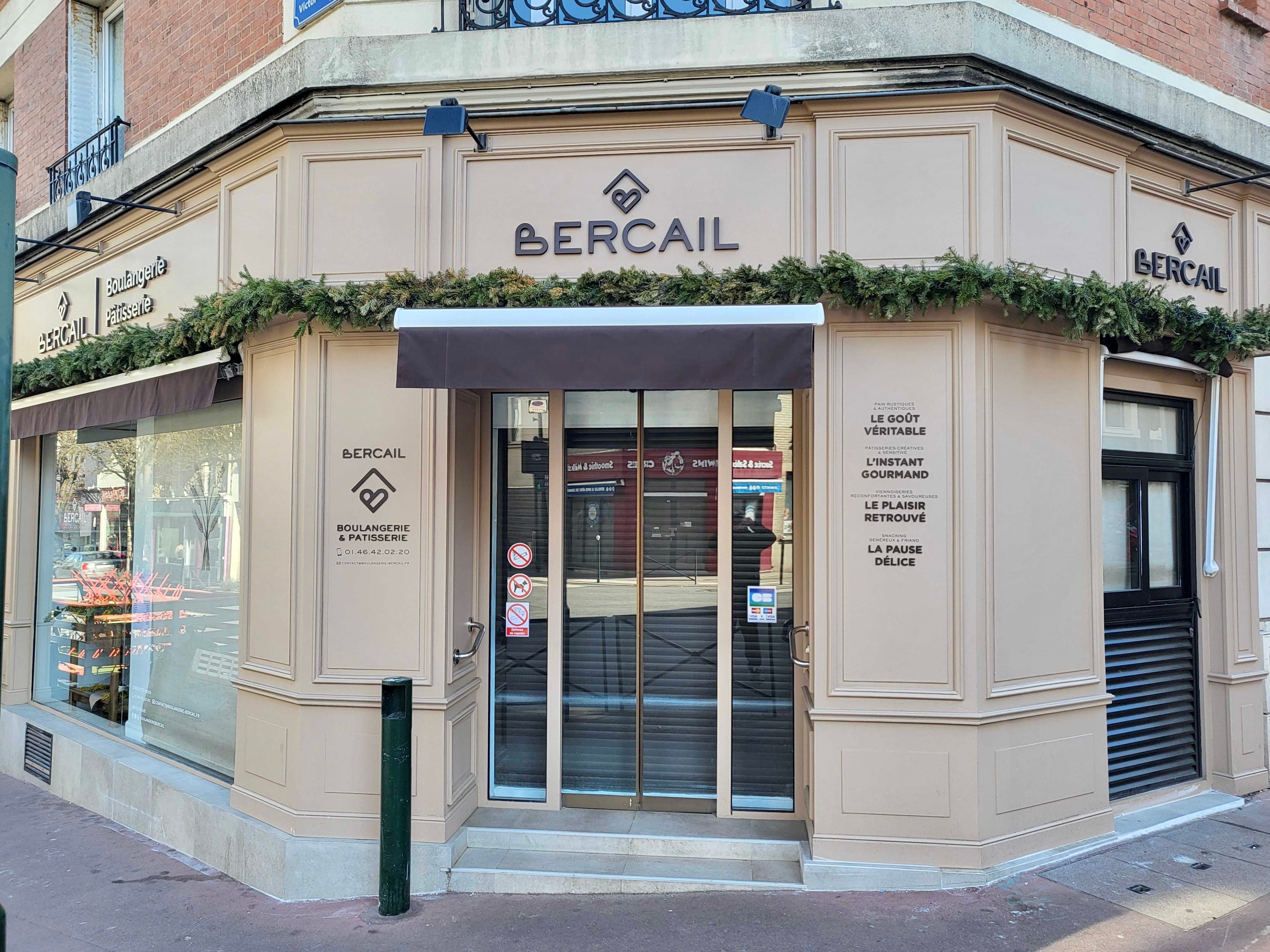 Signalétique pour Boulangerie Bercail