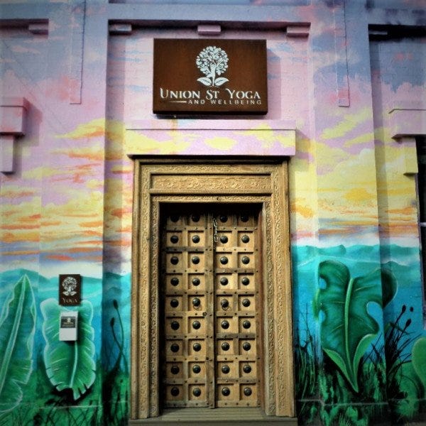 Large Format Printing was used to create the signage for this yoga space