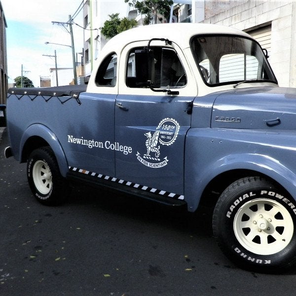 Vehicle - Newington College Fargo ute side265