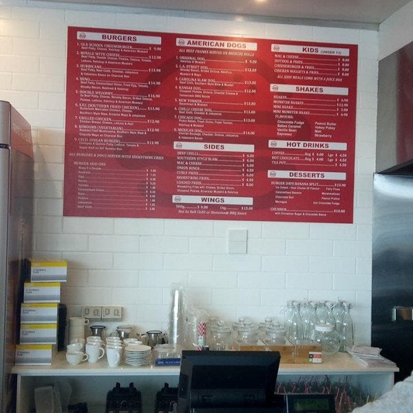 Cafe Signs and Window Graphics