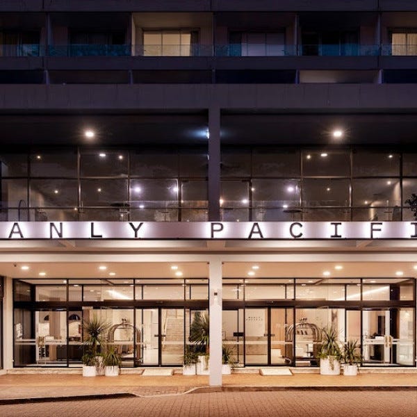 hotel external illuminated signage