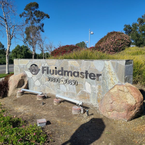 Monument sign - Dimensional lettering