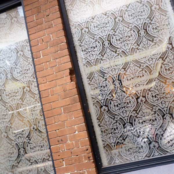 Decorative Window Frosting of a restaurant