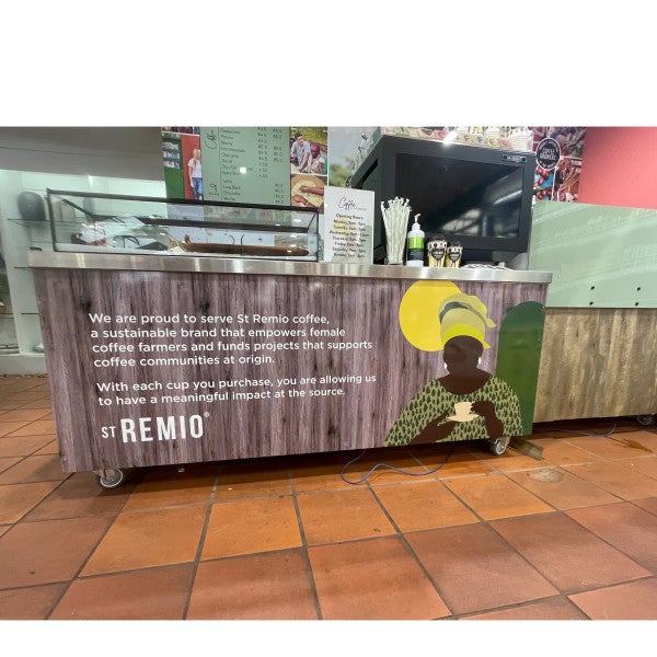 Coffee Cart Graphics - The Greenery Garden & Home - Heidelberg.