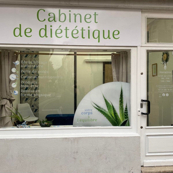 Enseigne et vitrine