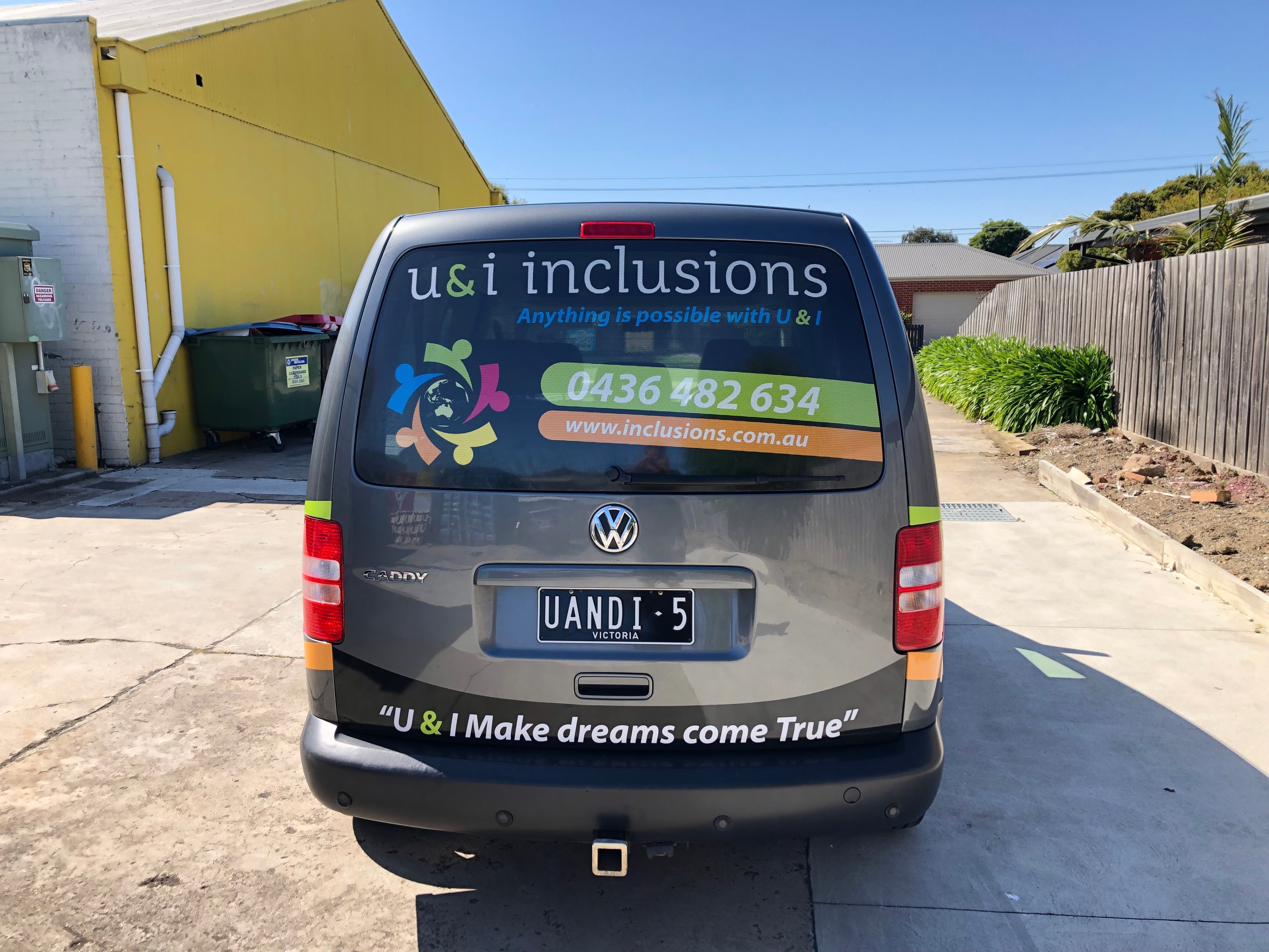 U & I Vehicle fleet Wraps