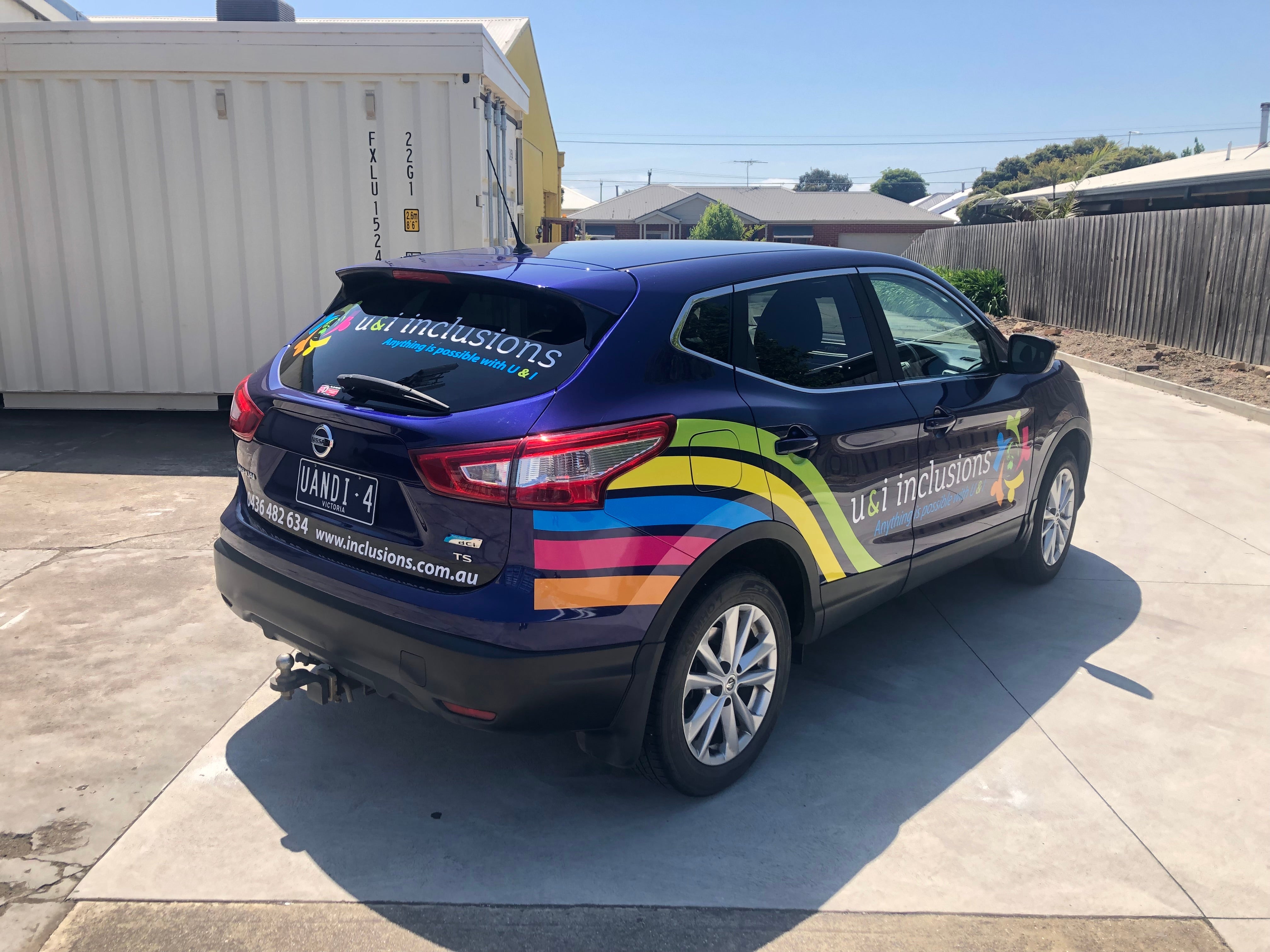 U & I Vehicle fleet Wraps