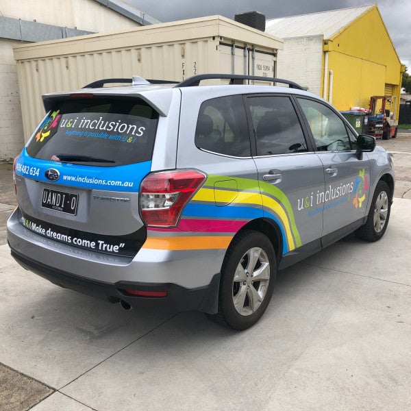 U & I Vehicle fleet Wraps