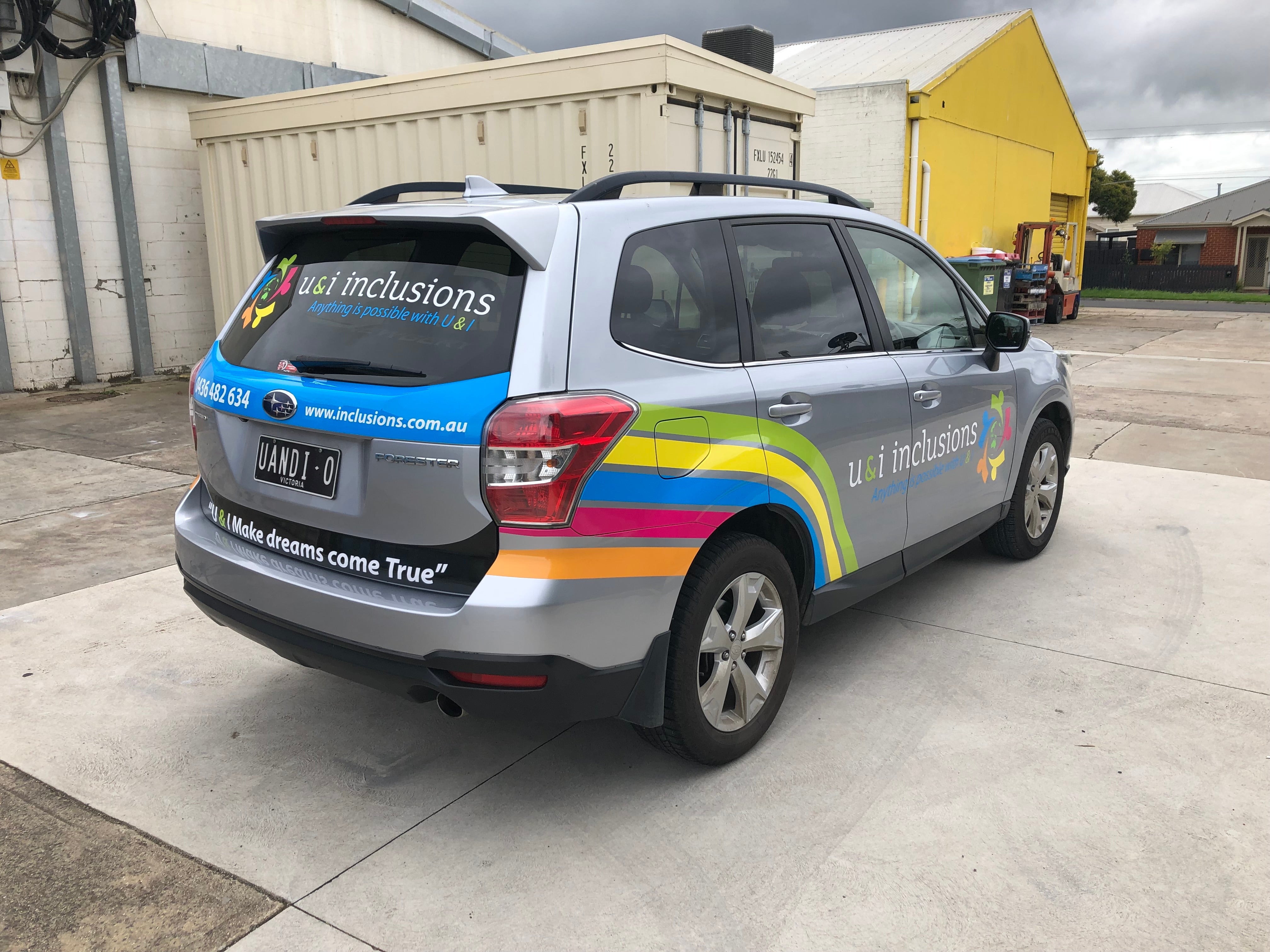 U & I Vehicle fleet Wraps
