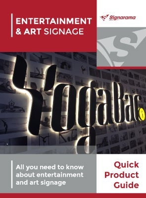 Entertainment and Art Signage