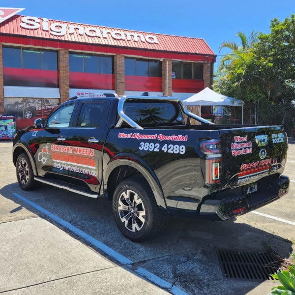 Vehicle Graphics - Ute Signage