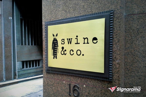 Signage Materials