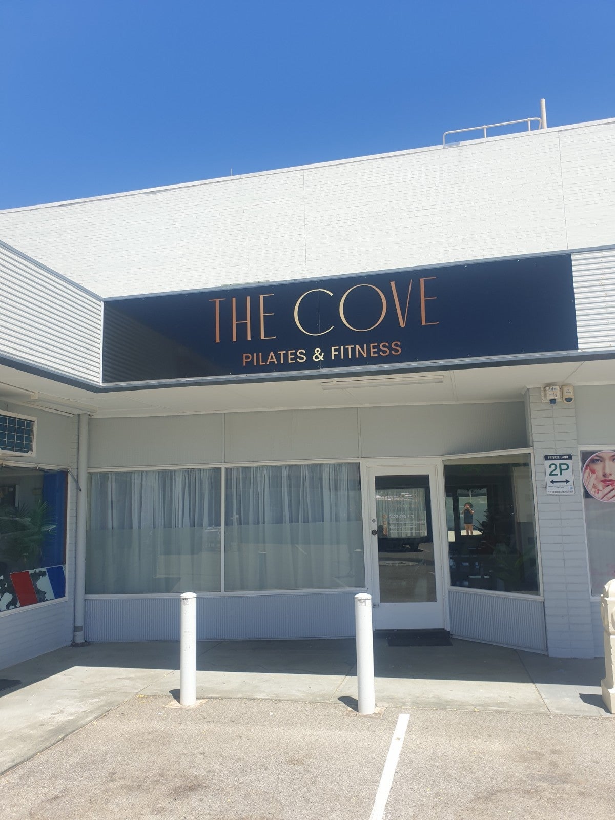 The Cove Pilates Signs