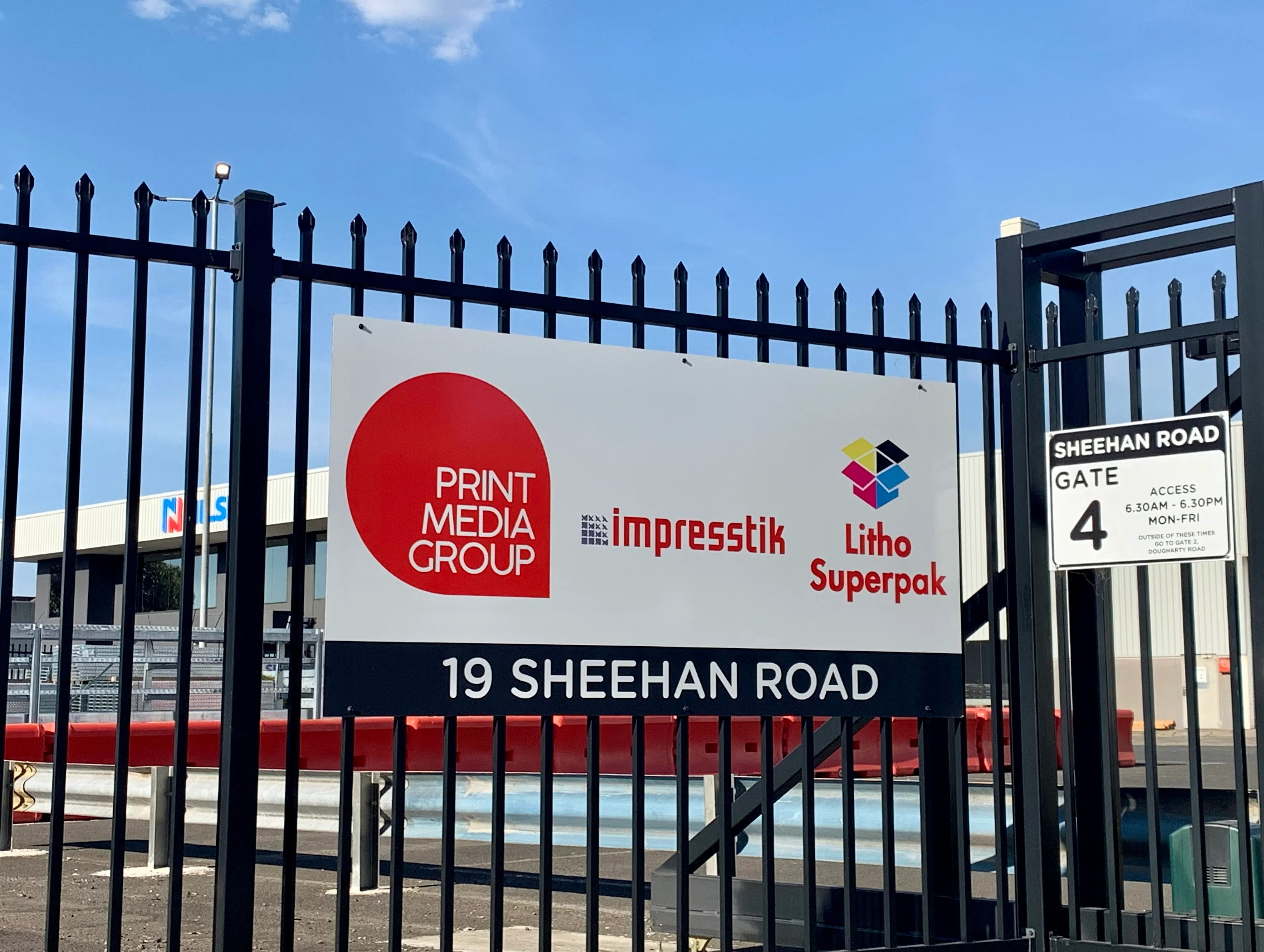 External Building Signage - Print Media Group - Heidelberg West.