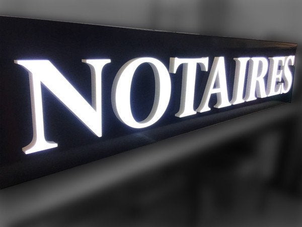 ENSEIGNE NOTAIRES - OFFICE NOTARIALE