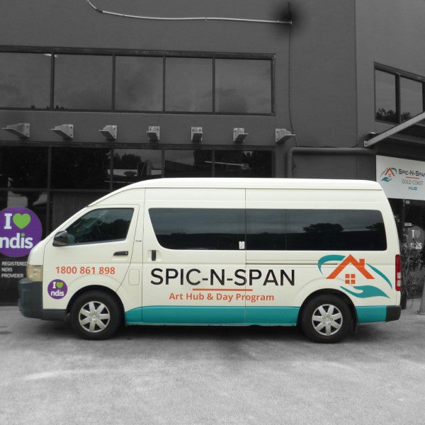 Spic n Span Van Graphics - Signarama Burleigh