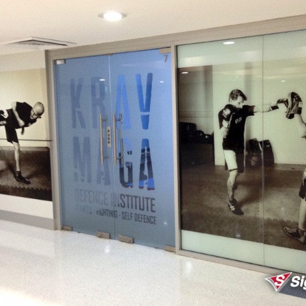Window Graphic for gym front