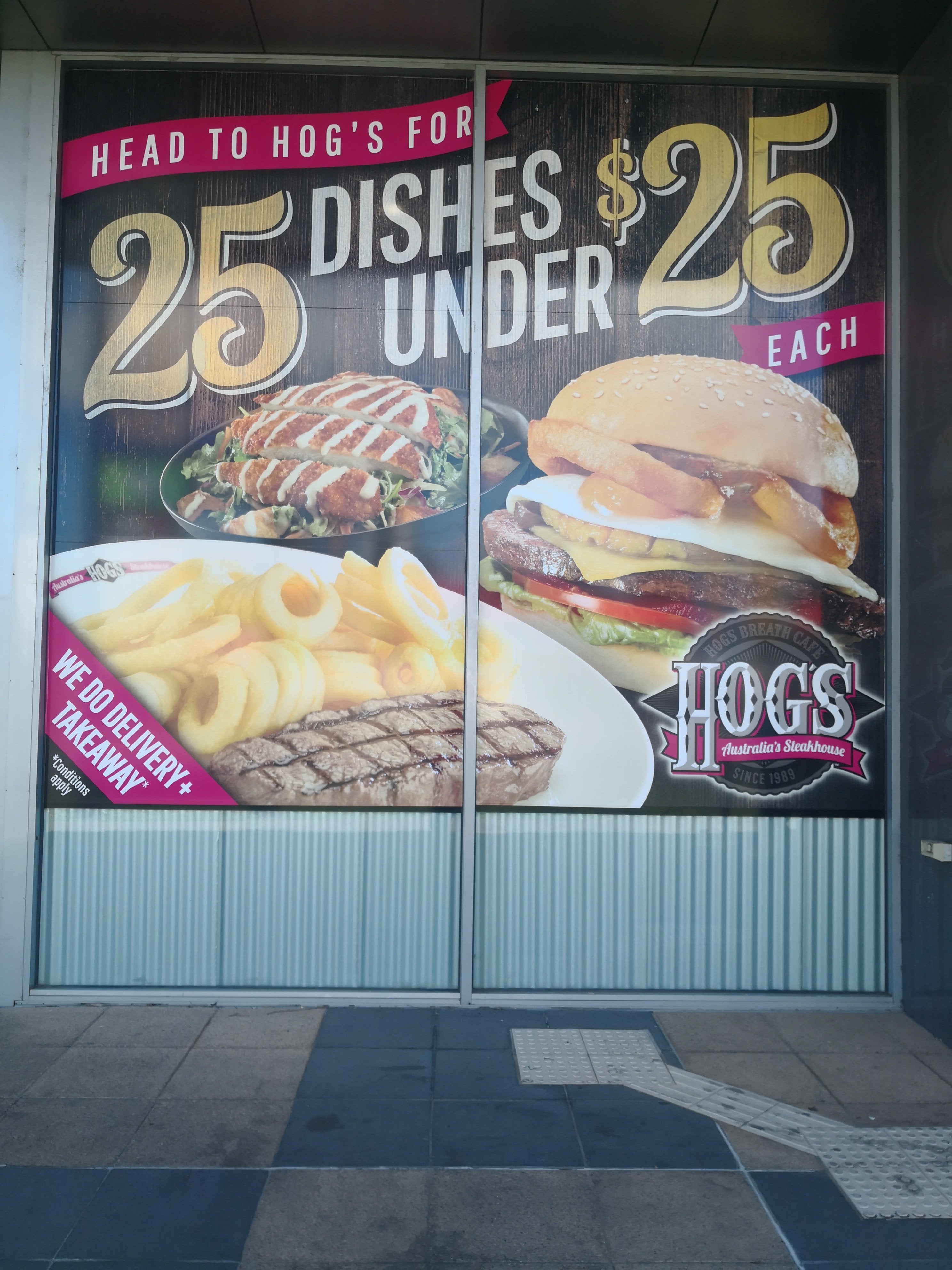 Signage with Window Decals, Karingal Hub, Cranbourne Road.