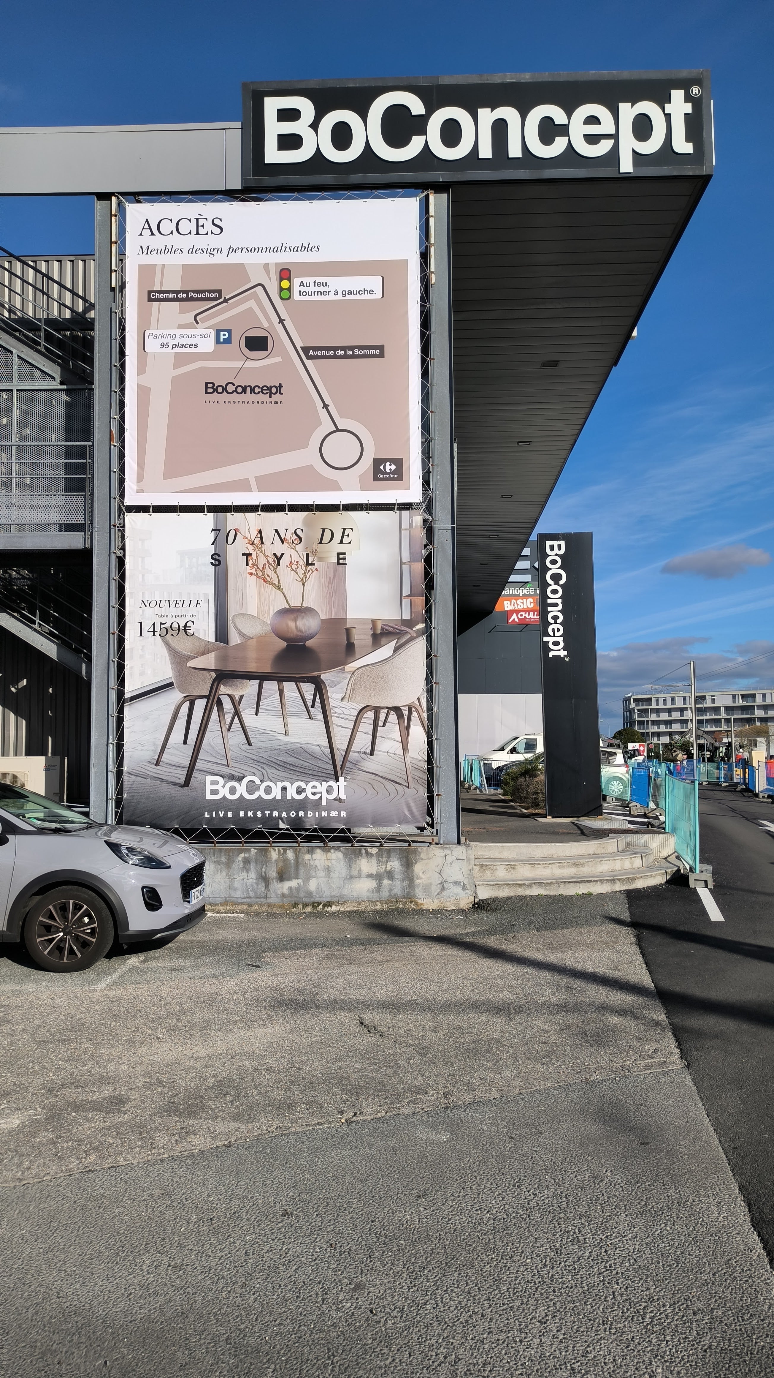 Bâche tendue - bâche publicitaire - signalétique