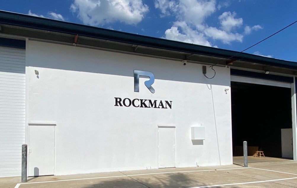 Fabricated 3D Signage in Mirror Silver for Rockman Australia