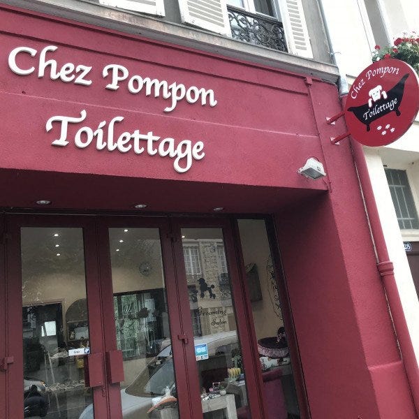 Lettres découpées et enseigne drapeau - Ville d'Avray (92410)
