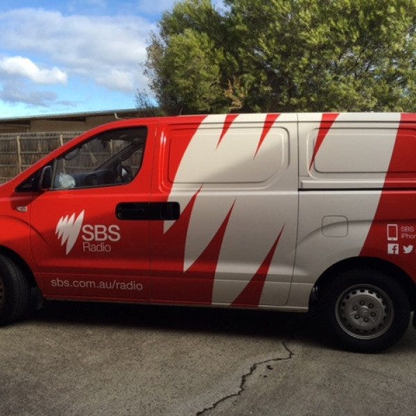 SBS Radio complete Van Wrap