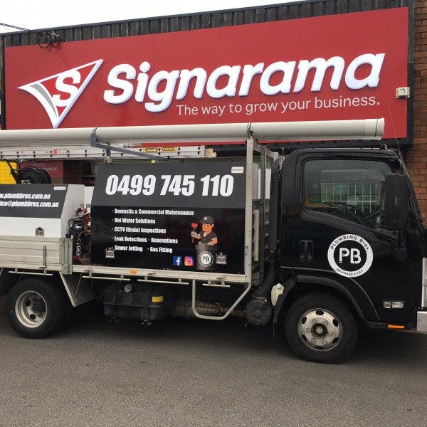 Plumb Bros Truck Graphics