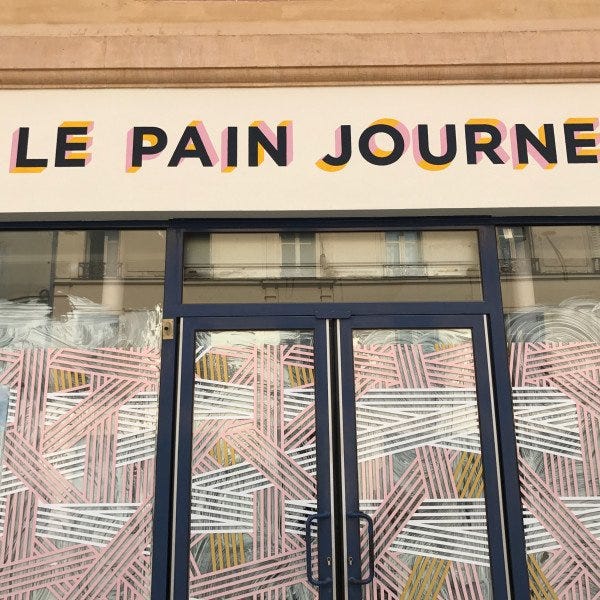 Lettres peintes