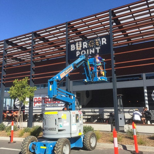 Install for Burger Point