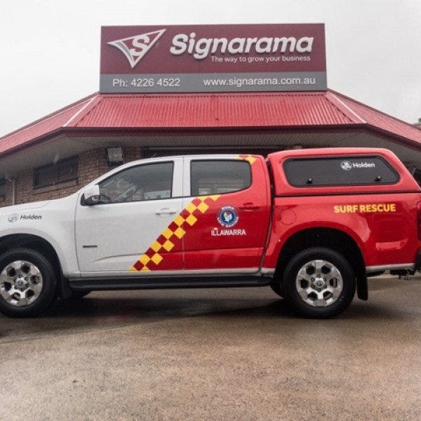 Ute Wrap -  Surf Life Saving Illawarra