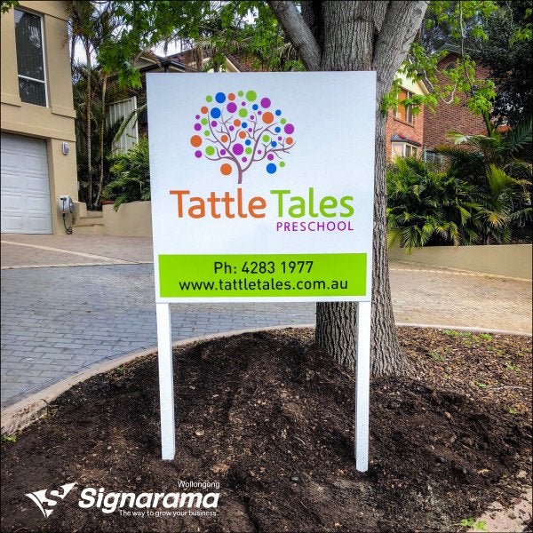 wollongong signage panel sign