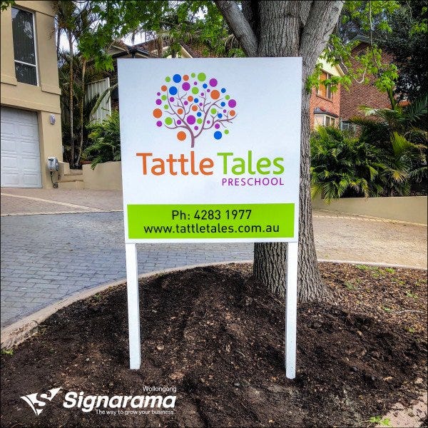 wollongong signage panel sign