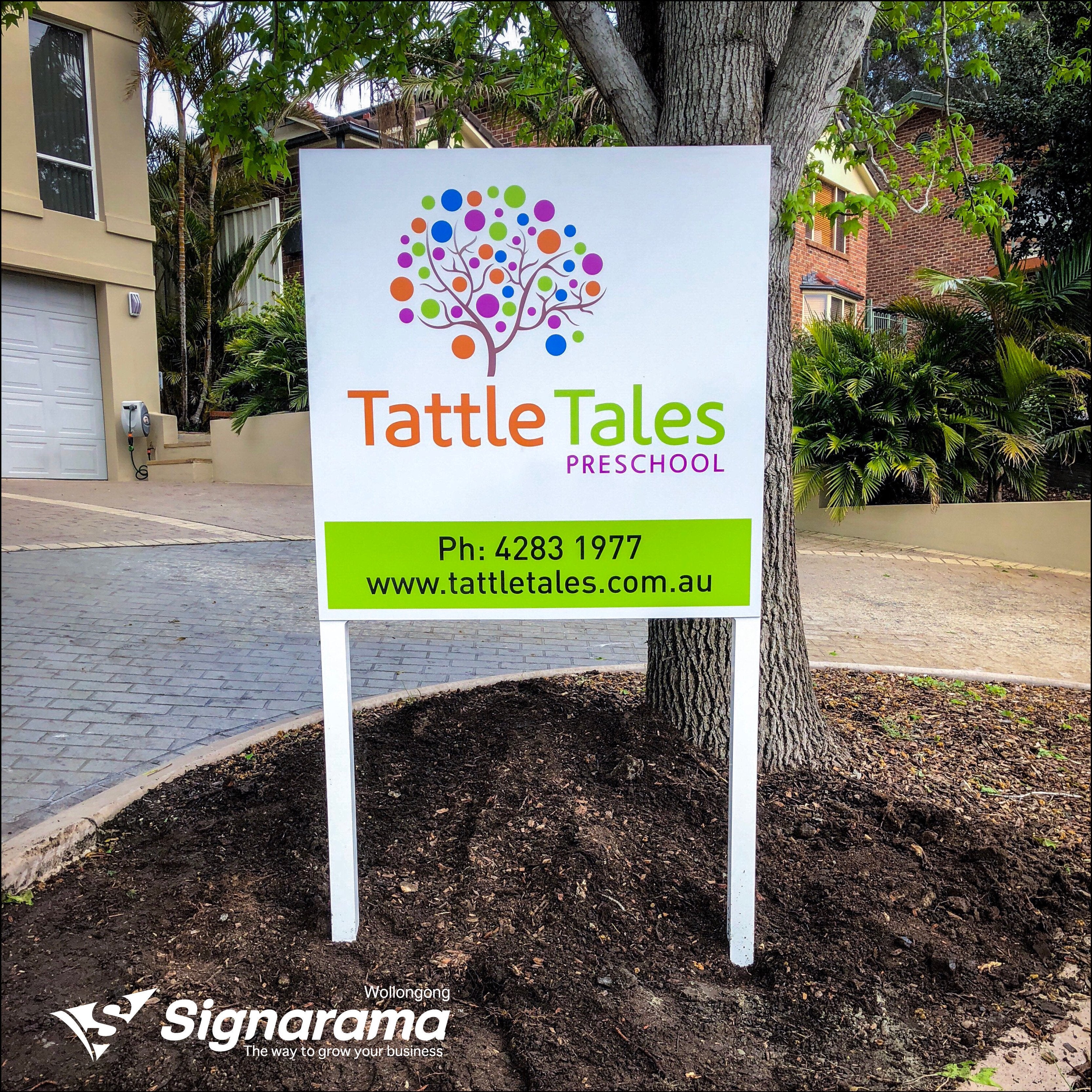 Custom Frame Sign Tattle Tales