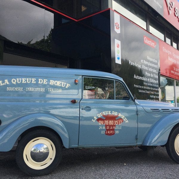 LETTRAGE VEHICULE ANCIEN
