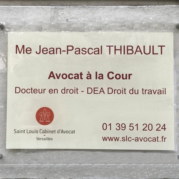 Plaque professionnelle