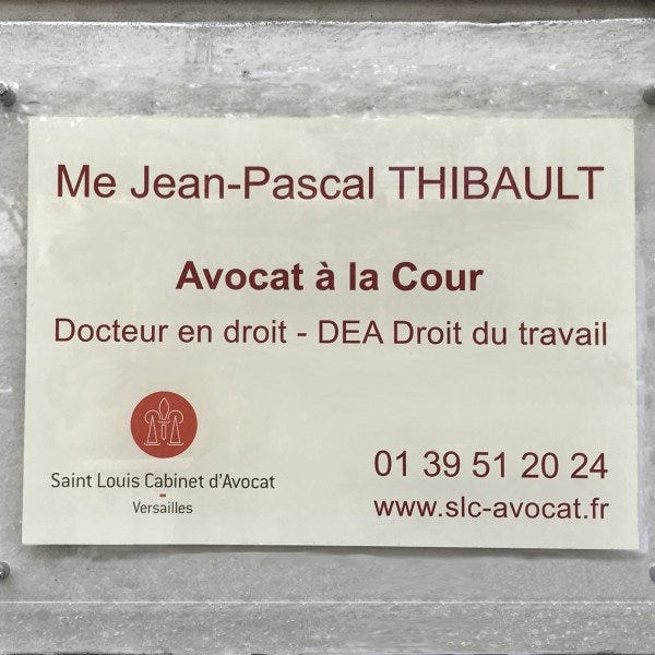 Plaque professionnelle