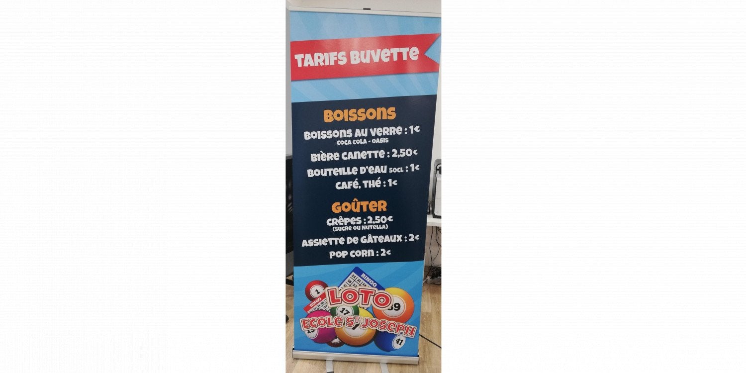 Bâche tendue grand format