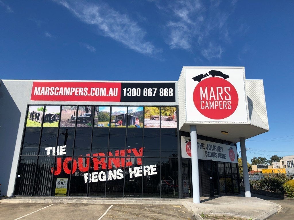 Shop signage for a Signarama client. Large store signage