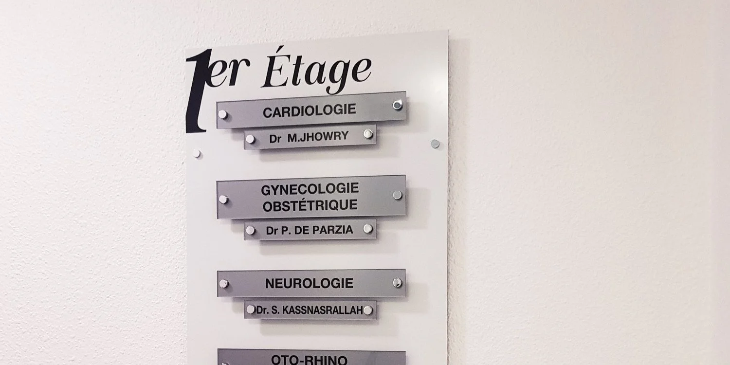 Plaque Professionnelle