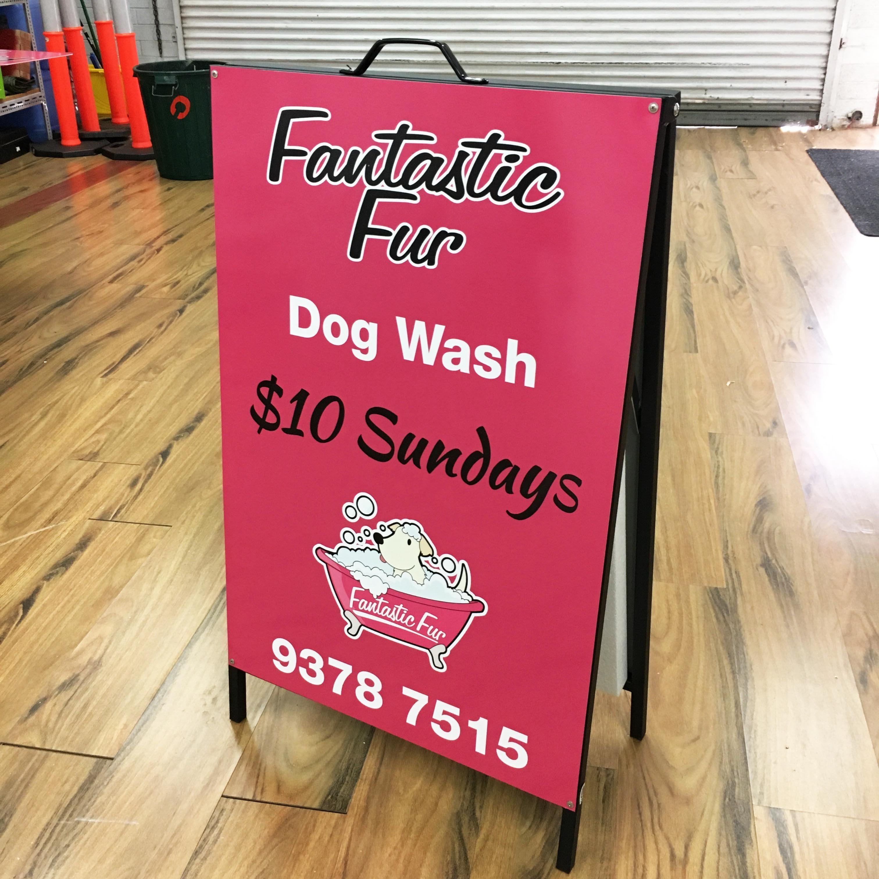 Pet business a frame signage | sandwich board signage | Signarama