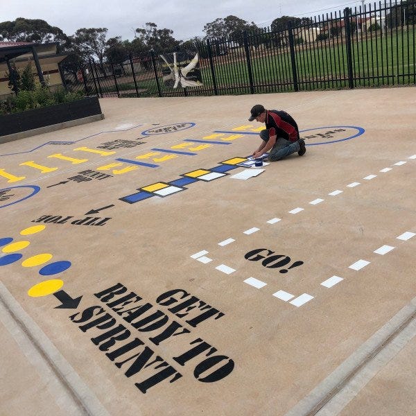 Whyalla School Line marking