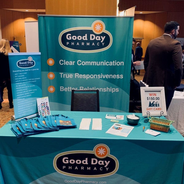 Trade Show Booth Graphics and Table Drape